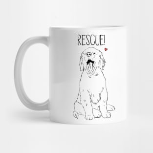 Rescue Dog, Adopt Don't Shop, Animal Rescue Mug